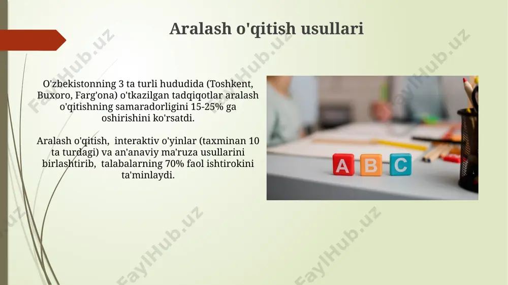 o‘qitish metodikalarining klassifikatsiyasi - Page 4