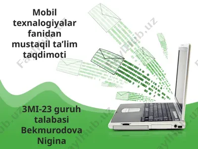 delphi tilida mobil ilova yaratish — PPTX