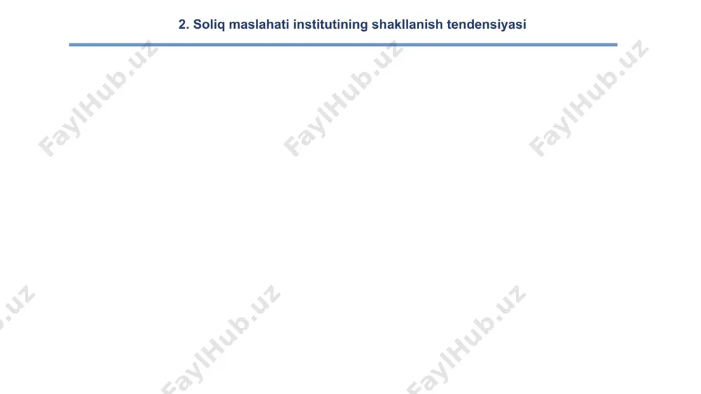 o‘zbekistonda soliq maslahati institutining shakllanishi - Page 4