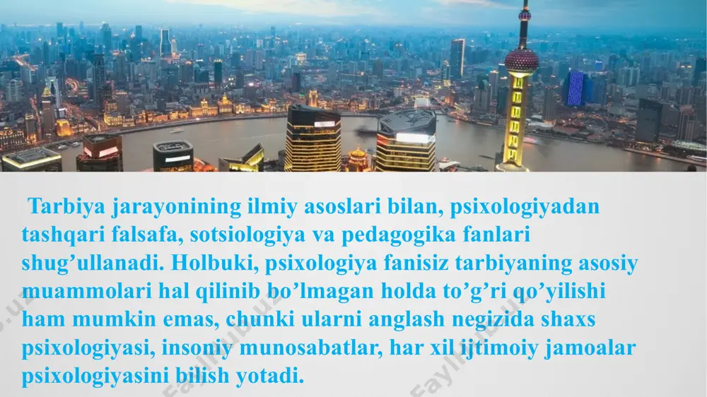 umumiy psixologiya fanidan ta'lim - Page 5
