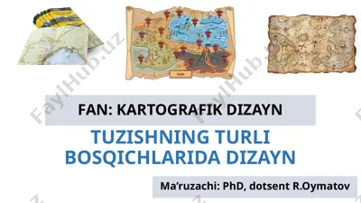 kartalarni tuzishning turli bosqichlarida dizayn — PPTX
