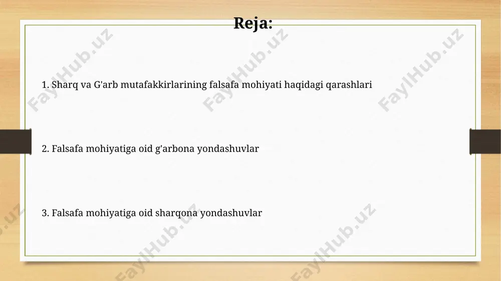 sida o'rta asrlar davri 12-asrda, evropaning turli shaharlarida, shu jumladan parij va oksfordda, universitetlar paydo bo'lib, falsafa va ilohiyotni o'rganish uchun markazlarga aylandi, bu esa fikr almashinuvining kuchayishiga olib keldi. o'rta asrlar davridagi g'arbiy falsafa, 20 ga yaqin asr davomida, avgustin va toma akvinalik kabi taniqli mutafakkirlarning asarlari bilan boyitilgan bo'lib, ularning ta'siri hozirgi kungacha davom etmoqda. kelajakdagi istiqbollar va xulosa jahonning 10 ta nufuzli universiteti bilan hamkorlikda, 2025-yilgacha falsafa sohasida yangi metodologiyalarni ishlab chiqish va amaliy qo'llash bo'yicha qo'shma dasturlarni yaratish lozim. markaziy osiyo mintaqasi falsafasining rivojlanishiga bag'ishlangan 5 ta ilmiy loyiha, xususan, abu rayhon beruniy merosini qayta ko'rib chiqishga oid tadqiqotlarni amalga oshirish muhim hisoblanadi. dekart va nyutonning falsafiy ta'siri nyutonning gravitatsiya qonuni va klassik mexanika 18-asrda dunyoni tushunishda yangi, aniq matematik usullarni qo'llagan holda fanning rivojlanishiga turtki bo'ldi. dekart va nyutonning ratsionalizm va empirizm o'rtasidagi bahslar 17-18 asrlardagi g'arbiy yevropa falsafa maktablari rivojiga sezilarli ta'sir ko'rsatdi. qadimgi …