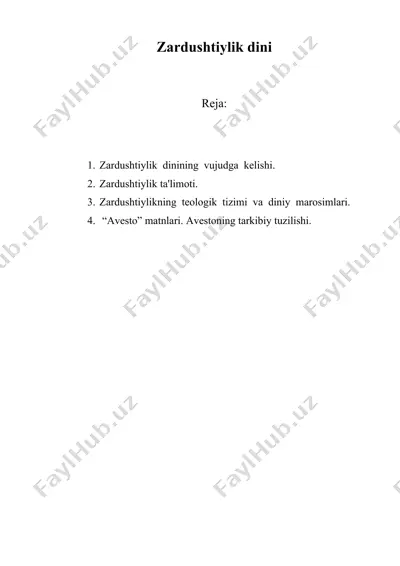 zardushtiylik dini 2 — DOCX