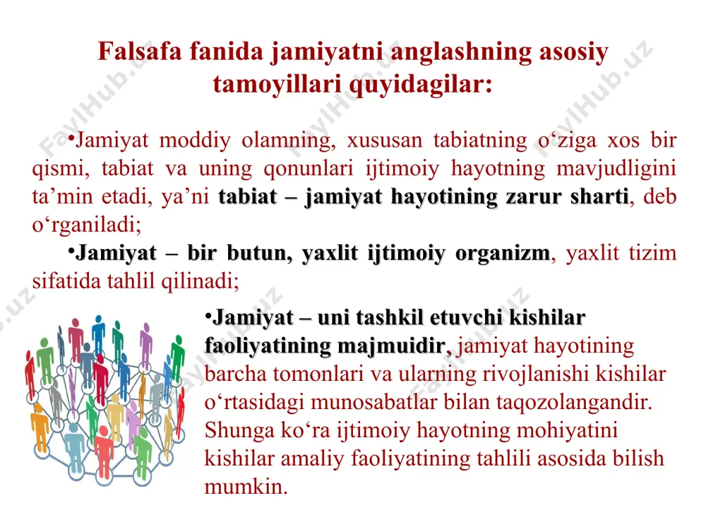 redmeti, kategoriyalar apparati va metodologik yondashuvlariga ega. ilk bor «tarix falsafasi» tushunchasini volter qo‘llagan. iogann gotfrid gerder (1744-1803) o‘zining «insoniyat tarixi falsafasiga doir g‘oyalar» (1784) asarida ilk bor barcha xalqlarni o‘z ichiga qamrab olgan yagona umuminsoniy kelajakka olib keluvchi tarixiy jarayonning birligi g‘oyasini ilgari surdi. jahon tarixiy jarayonini aynan shu tarzda anglashni u tarix falsafasining predmeti sifatida qaragan. hozirgi davr istoriosofik bilimlar tizimida uchta asosiy yo‘nalish ajratib ko‘rsatilmoqda. bular: a) tarixiy jarayonni umumlashtirish (alohida «tarixlarni» yagona jahon tarixiga jamlash); b) tarixning ma’nosini axtarib topish va v) tarixiy bilish metodologiyasini yaratishdan iborat. tarix falsafasining predmeti, tuzilishi va funksiyalari. «tarix falsafasi» nima va uning predmeti nimadan iborat? «tarix falsafasi – falsafaning tarixiy jarayonni va tarixiy bilishni talqin qilish bilan bog‘liq bo‘lgan bo‘limi». tarix falsafasi falsafaning tarkibiy qismi hisoblanadi. tarix falsafasining predmeti esa tarixiy jarayon va tarixiy bilishni talqin qilish, ularning mazmunini yoritib berishdan iborat. ammo bu tarix falsafasini tavsiflashga nisbatan birdan-bir yondashuv …