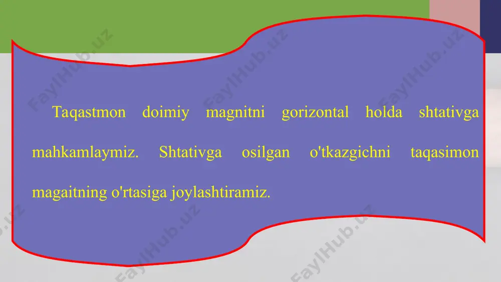 magnit maydonning tokli o’tkazgichga ta’siri 8 - sinf - Page 3