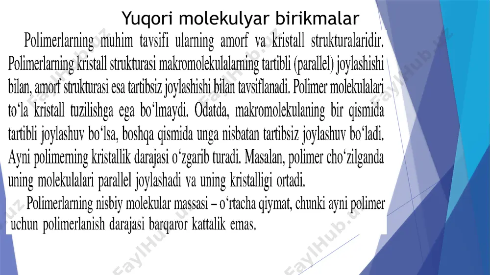 yuqori molekulyar birikmalar - Page 4