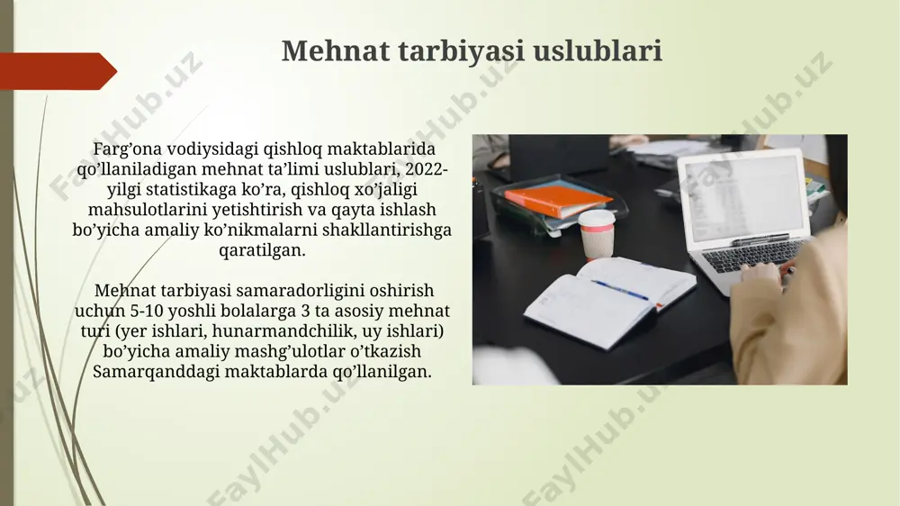 mehnat tarbiyasining mazmuni va metodlari - Page 4