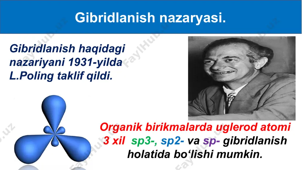 organik birikmalarda uglerod atomining gibridlanishi - Page 3