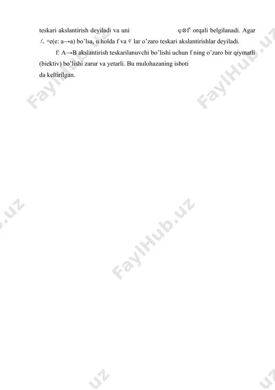 dekart ko’paytma. binar munosabatlar. funksiya - Page 5