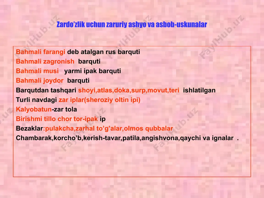 zardo'zlik san'ati - Page 4