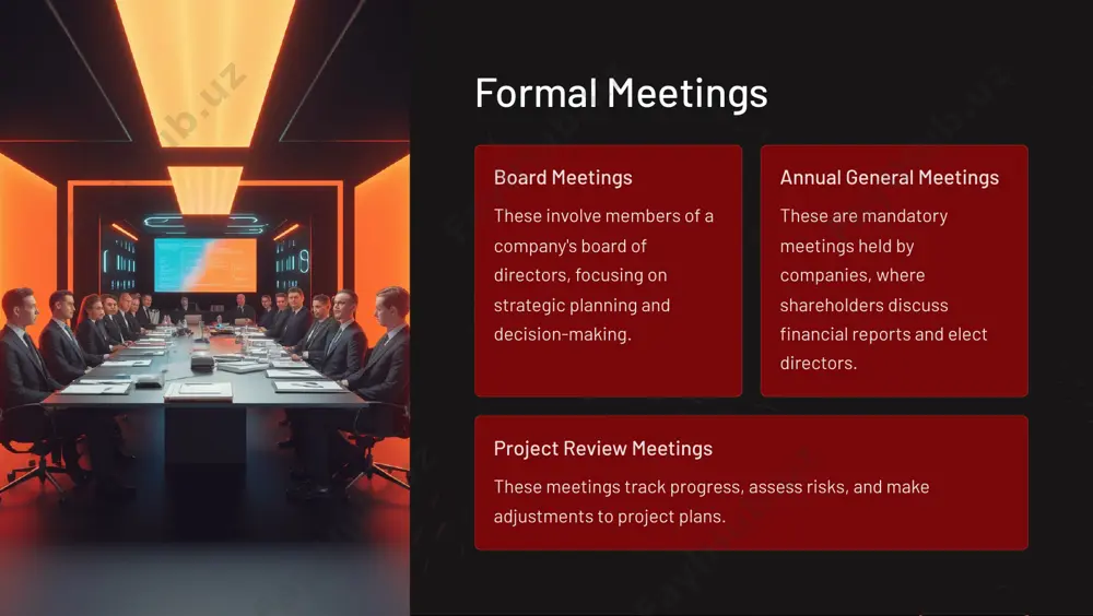 types of meetings, agendas, and minutes - Page 4