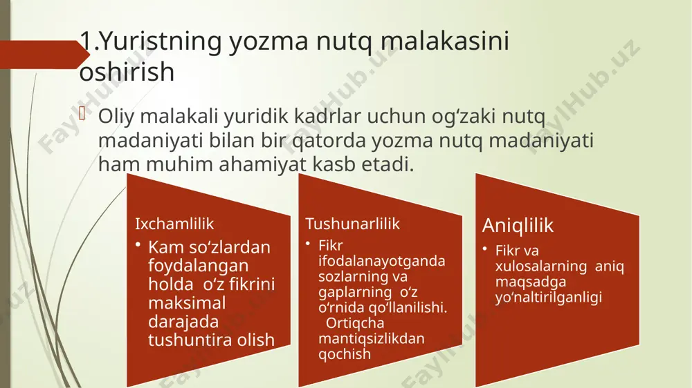 yuristning yozma nutqi: talab va mezonlari - Page 3
