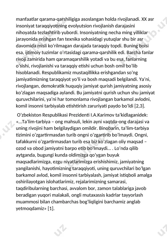 lay oladigan bo'lishlari ham sluirl, buning uchun, ularni tushunishlari lozim. shuning uchun vaqt yetishmay qoladigan bo ‘lsa, ham masini yuzaki aytib o‘tgandan ko‘ra asosiylarini to‘la tushuntirib, ba’zi masalalarni tashlab ketgan yaxshidir. ma’ruzaning muvaffaqiyatli bo‘lishi faqat mazmuni va shakliga bog'liq bo‘lib qolmasdan tinglovchilarning tayyorgarligiga, marusachining kayfiyatiga, ularning oralaridagi munosabatlarga, o ‘quv vositalaridan foydalanishlariga ham bog'liqdir. bir o ‘qituvchi bir guruhda yaxshi taassurot hosil qilsa, boshqa guruhga yoqmasligi mumkin. darsni bir ma’ruza bilan baholab bo'lmaydi, uni ko‘p ma’ruzalardan keyin, talaba mutaxassis bo‘lib yetishgandan keyin baholash yaxshidir. ma’ruzaning sam aradorligini oshirish pedagogikaning asosiy vazifalaridan biridir. talabalarning ma’ruza vaqtida fikrlash faoliyatlarini rivojlantirib borishning bir yo‘li bu ma’ruzani muammoli bayon qilishdan iborat. muammoli o‘qitish muammoli vaziyat hosil qilishdan boshlanadi. muammoli vaziyat shunday topshiriqki (savol yoki masal1, uni bajarish talabada qiyinchiliklar tug‘diradi; bu qiyinchilikni bartaraf qilishda ular yangi bilim olishlari lozim bo‘ladi. muammoli vaziyat talabada ijodiy bilish faolligini rivojlantirishi, qiziqarli va ahamiyatli bo‘lishi lozim. muammoli o'qitish …