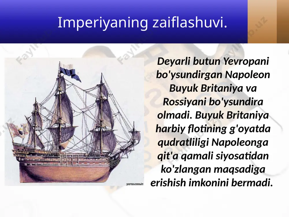 fransiyada birinchi imperiya va uning halokati. 8- sinf - Page 5