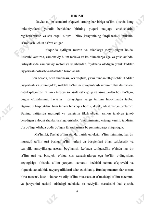 uammosini yuzaga keltiradi. kurs ishi mavzusining dolzarbligi: ko`p o`zgaruvchili funksiya matematik analizning asosiy masalalaridan biri bo’lib, faqatgina geometriya, fizika masalalarini hal etishda emas, balki texnika fanlarining ko’pgina sohalaridagi masalalarni hal qilishda ishlatiladi. shuning uchun kurs ishining mavzusi va o’zi dolzarb kurs ishining maqsadi: ko’p o’zgaruvchili funksiyalari haqida matematik analiz darslarida o’rganilgan tushuncha va tasdiqlarni mustahkamlash va amaliyotda qo’llashdir. kurs ishining vazifasi: ko’p o’zgaruvchili funksiyalar tushunchasini tushunish va ularning oblasti aniqlash; ko’p o’zgaruvchili funksiyalarning uzluksizligi, chegaralari va ekstremumlari haqida bilish; ko’p o’zgaruvchili funksiyalarning xosilasi va differensialini topish va ularning xossalari haqida bilish. i bob. ko’p o’zgaruvchili funksiyalar 1.1. ko‘p o‘zgaruvchili funksiya tushunchasi. faraz qilaylik, fazoda to‘plam berilgan bo‘lsin: . 1-ta’rif. agar to‘plamdagi har bir nuqtaga biror qoidaga ko‘ra bitta haqiqiy son mos qo‘yilgan bo‘lsa, to‘plamda ko‘p o‘zgaruvchili ( ta o‘zgaruvchili) funksiya berilgan (aniqlangan) deyiladi. uni yoki kabi belgilanadi. bunda funksiyaning berilish (aniqlanish) to‘plami, lar (erkli o‘zgaruchilar) funksiya argumentlari, esa larning funksiyasi …