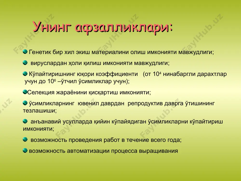 усимликларни клонли микрокўпайтириш - Page 4