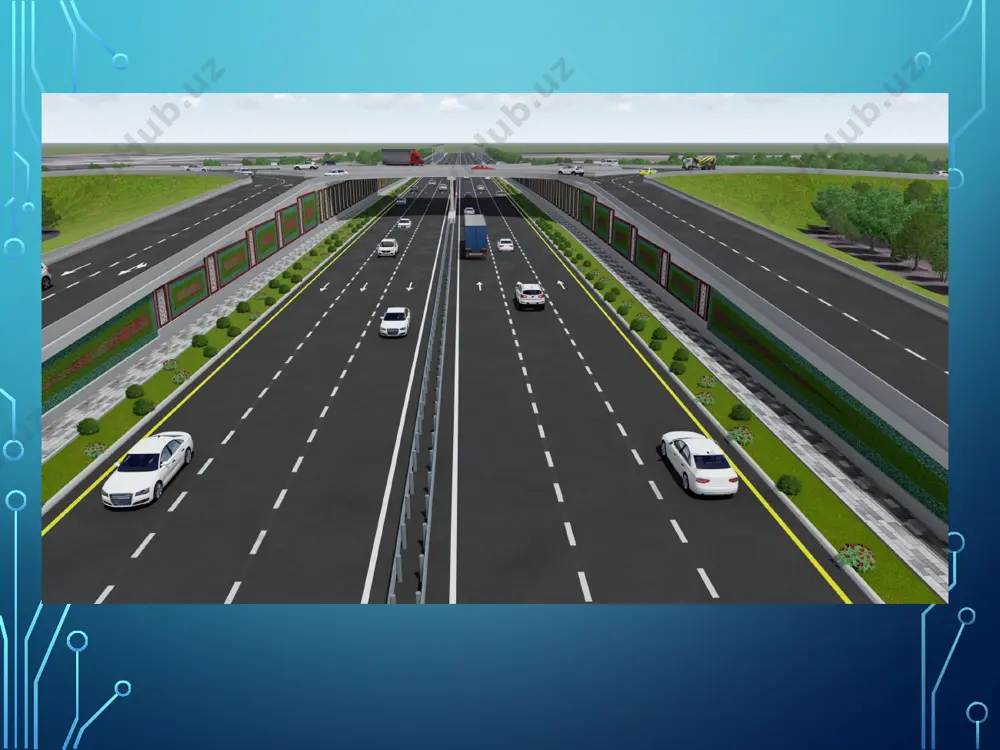 qoidalari 1-ilovaga muvofiq; katta hajmli va og‘ir vaznli yuklarni avtomobil transportida tashishda harakat xavfsizligini ta’minlash qoidalari 2-ilovaga muvofiq tasdiqlansin va 2012-yil 1-yanvardan boshlab joriy etilsin. 2. o‘zbekiston respublikasi ichki ishlar vazirligi va “o‘zavtoyo‘l” dak bir oy muddatda mazkur qaror bilan tasdiqlangan qoidalarda belgilangan talablar yuzasidan keng tushuntirish ishlari olib borish chora-tadbirlarini ko‘rsin. 3. manfaatdor vazirliklar va idoralar bir oy muddatda mazkur qaror talablaridan kelib chiqqan holda idoraviy normativ-huquqiy hujjatlariga tegishli o‘zgartirish va qo‘shimchalar kiritsinlar. 4. o‘zbekiston ssr ministrlar sovetining “avtomobil yo‘llaridan foydalanish qoidalari va ularni qo‘riqlash to‘g‘risida” 1974-yil 17-apreldagi 172-son qarori (qarorlar to‘plami, 1974-y., 4-son, 16-modda) o‘z kuchini yo‘qotgan deb hisoblansin. 5. mazkur qarorning bajarilishini nazorat qilish o‘zbekiston respublikasi bosh vazirining o‘rinbosari b.i.zokirov zimmasiga yuklansin. o‘zbekiston respublikasining bosh vaziri sh. mirziyoyev . yoʻlini jihozlash elementlari. yoʻllarni jihozlash deganda yashil ekinlarni ekish, piyodalar va velosiped yoʻlakchalarini, dam olish va kuzatish maydonchalarini, avtomobillar toʻxtashavtomobil maydonchalarini qurish, shamolga qarshi qurilmalarni yaratish, reklama taxtalarini …