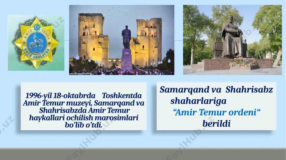 temuriylar tarixi davlat muzeyi - Page 2