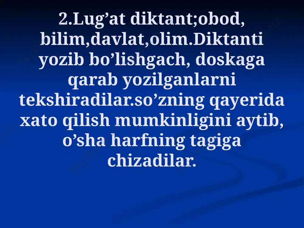 unli tovushlar va harflar - Page 4