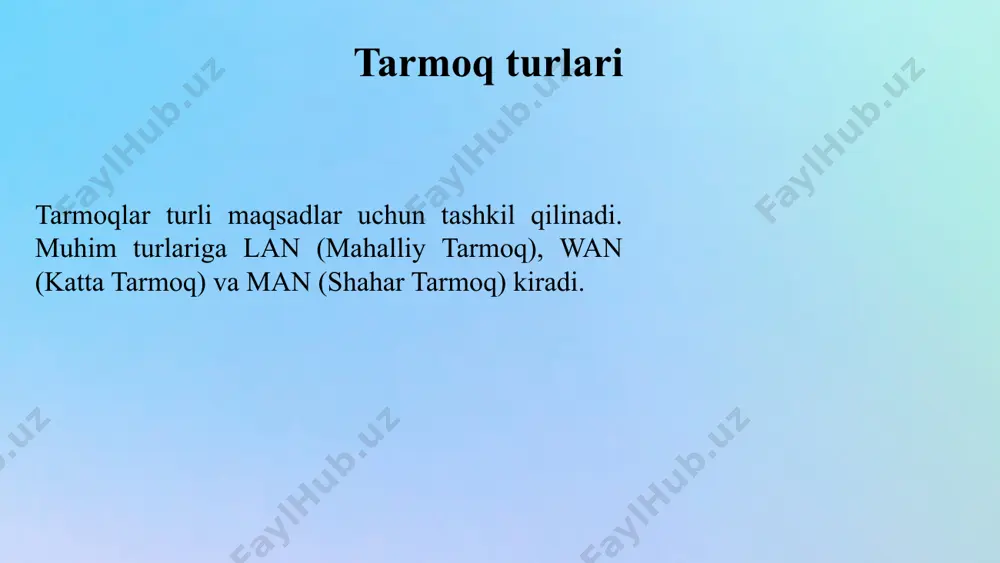 tarmoqning funksional modeli - Page 5