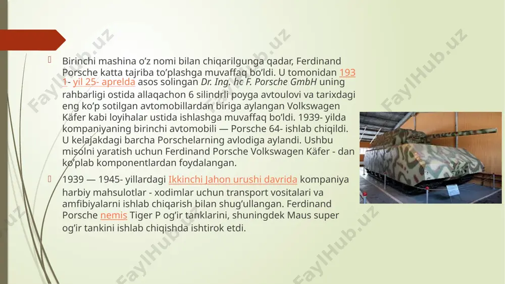 rajada 18%ga o‘sganidan so‘ng, kompaniya butun dunyo bo‘ylab katta hajmdagi buyurtmalarga ega va 40−42 mlrd yevro ($46,36 mlrd) daromad bilan 17% -19% savdo rentabelligi maqsadiga erishishni kutgan modellar modellar qatorida atigi oltita mashina bor: 911, 718 (kayman va boxster), “panamera”, “macan”, “cayenne” va to‘liq elektrli “taycan”. aslida ularning har biri turli xil belgilarga ega mashinalarni o‘z ichiga olgan butun bir oiladir. faqatgina 911lar juda ko‘p: model klassik orqa g‘ildirakli “911 carrera”, “911 carrera 4s” butun mavsumli to‘liq g‘ildirakli haydovchi, “911 turbo s” “autobahn eater” yoki “911 gt3 rs” trek-tuliga bo‘linadi. “porsche” “taycan model-s"ga qarshi mashina sifatida talqin qilinadi. ishlab chiqaruvchining ta’kidlashicha, tez quvvatlash tezligini oshirishga qodir, bu sizga atigi to‘rt daqiqada 100 km masofani bosib o‘tadigan quvvat yig‘adi. model taqdimoti gudvuddagi (buyuk britaniya) tezlik festivalida bo‘lib o‘tdi. superkar 700 ot kuchi va 3,8 litr hajmga ega biturbo hamda yetti bosqichli avtomatlashgan uzatmalar qutisi bilan jihozlanadi. agregat turbo s versiyaavtomobil soatiga …