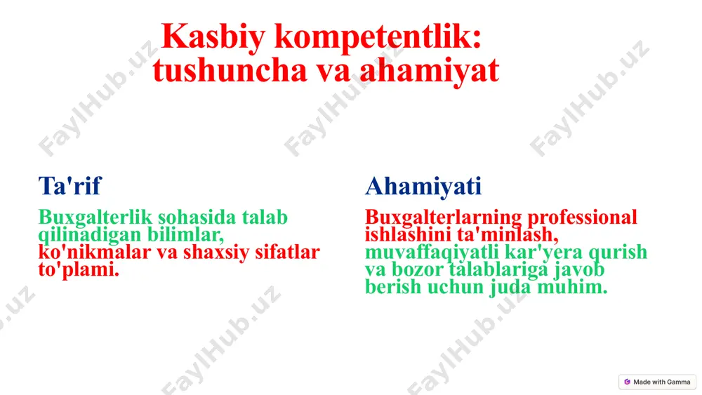 ga imkon beradi. 3 zamonaviy texnologiyalarga asoslangan zamonaviy texnologiyalarni qo'llab-quvvatlash, online kurslar va resurslarga kirish imkonini beradi. kasbiy amaliyotning ahamiyati 1 tajriba to'plash amaliy faoliyat orqali talabalar tajriba to'playdilar va buxgalterlik sohasidagi muammolarni hal qilishni o'rganadilar. 2 ishga joylashish imkoniyati amaliyot davomida ishga joylashish imkoniyatlarini oshirish, kompaniyalar bilan aloqalarni rivojlantirish. o'quv-amaliy seminarlar va treninglar yangiliklarni o'rganish buxgalterlik sohasidagi yangiliklarni o'rganish, dasturlar va texnologiyalarni qo'llash ko'nikmalarini rivojlantirish. amaliy ko'nikmalarni oshirish amaliy mashg'ulotlar orqali amaliy ko'nikmalarni oshirish, real hayotdagi muammolarni hal qilishni o'rganish. innovatsion yondashuvlar image1.png image2.png image3.png image4.png image5.png image6.png image7.png image8.png image9.png image10.png image11.png image12.png image13.png image14.png image15.png image16.png