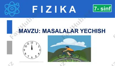 masalalar yechish — PPTX