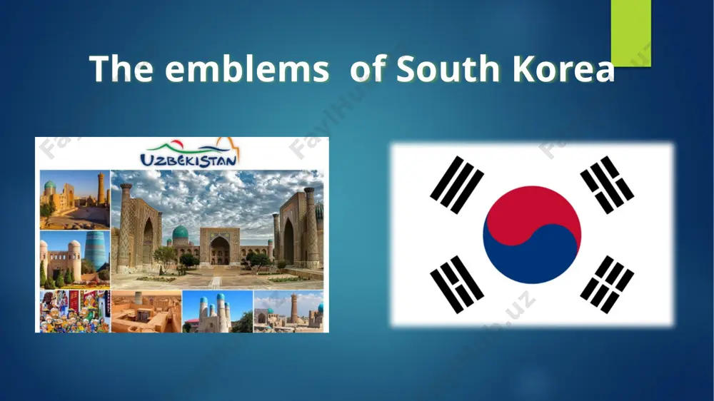prezident: park guen-hye janubiy koreyaning rasmiy nomi koreya respublikasidir. bu mamlakat osiyo qit’asining sharqiy qismida, koreya yarim orolida joylashgan bo’lib shimoldan kxdr davlati bilan shegaradosh qolgan qismlari esa suv bilan o’ralgan. “koreya” so’zining kelib chiqishi uzoq o’tmishga ya’ni gogryo qirolligi (kingdom of goryeo) ga borib taqaladi. aholisining deyarli yarmi janubiy koreyaning poytaxti seul shahri va uning atroflarida istiqomat qilishadi 1962 yildan 1994 yilgacha janubiy koreyaning iqtisodiyoti yiliga o’rtacha 10 foizdan o’sib bordi. hozirgi kunga kelib ushbu mamlakat import bo’yicha yettinchi, eksport bo’yicha esa sakkizinchi o’rinda turadi. bundan tashqari koreya g-20 a’zosi o’zbekiston moliyaviy siyosat - davlatning iqtisodiy va ijtimoiy rivojlanishini ta`minlash yuzasidan moliyaviy resurslar bilan ta`minlashga qaratilgan siyosat. moliyaning turli darajalari: - mikromoliya - bu firmalar, davlat va jamoat tashkilotlari moliya tizimini boshlang`ich va asosiy bug`ini hisoblanadi. mikromoliyaning muhimligi ularda moddiy boylik yaratiladi. ularning faoliyati jamiyatning iqtisodiy axvolini shakllantiradi. uning asosiy resurslari bo`lib foyda, ish haqi, aksiya va obligatsiyalar, kredit,sug`urta …