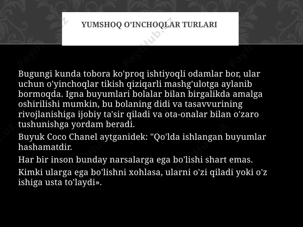 yumshoqo’yinchoqlar tuzilishi - Page 5