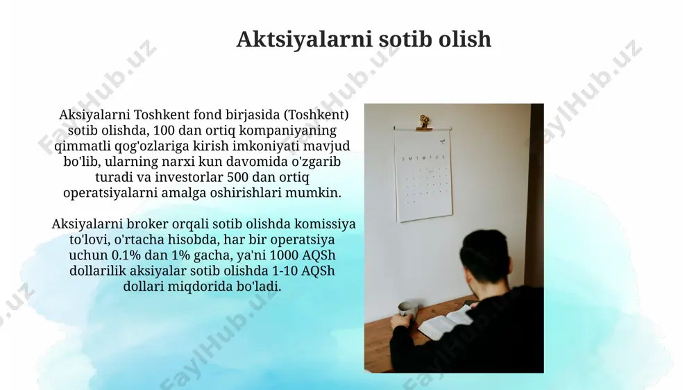 birja bitimlari va ularning turlari mavzusini o’rganish - Page 5