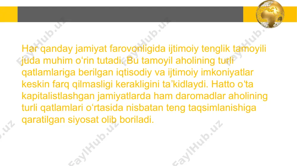 ish va shu asosda boshqa xodimlarni o’z xizmat vazifalarini jon-dildan bajarish tuyg’ularini shakllantirish, to’rtinchidan korxonadagi ma’naviy-ruhiy muhitni sog’lomlashtirish va yaxshilashga xizmat qiladi. 7 process 8 ishdagi yutuqlari uchun xodimga nisbatan rag’batlantirish choralari qo’llanilishi mumkin. rag’batlantirish turlari, ularni qo’llanish tartibi, afzallik va imtiyozlar berish jamoa shartnomalari, ichki mehnat tartib qoidalari va boshqa lokal hujjatlarda, jamoa kelishuvlarida, intizom tog’risidagi ustav va nizomlarda belgilab qo’yiladi. xodimlar mehnat sohasidag davlat va jamiyat oldidagi alohida xizmatlari uchun davlat mukofotlariga taqdim etilishi mumkin . ish haqi, mukofotlar, qo’shimcha to’lovlar, ustamlar va mehnat haqi tizimida nazarda tutilgan boshqa to’lovlar rag’batlantirish turlariga kirmaydi. 9 intizomiy jazo amal qilib turgan muddat mobaynida (183-modda) xodimga nisbatan rag’batlantirish choralari qo’llanilmaydi. xodimlarni rag’batlantirish asoslari,shartlari va tartiblari mehnat kodeksi hamda uning asosida qabul qilingan boshqa mehnatga oid qonun hujjatlarida, korxonaning jamoa shartnomasida, ichki mehnat tartibi qoidalarida, boshqa lokal me’yoriy hujjatlarida belgilanadi. o’zbekiston respublikasi adliya vazirligi tomonidan 1999-yil 14-iyunda 746-son bilan ro’yxatga olingan “idoraviy …