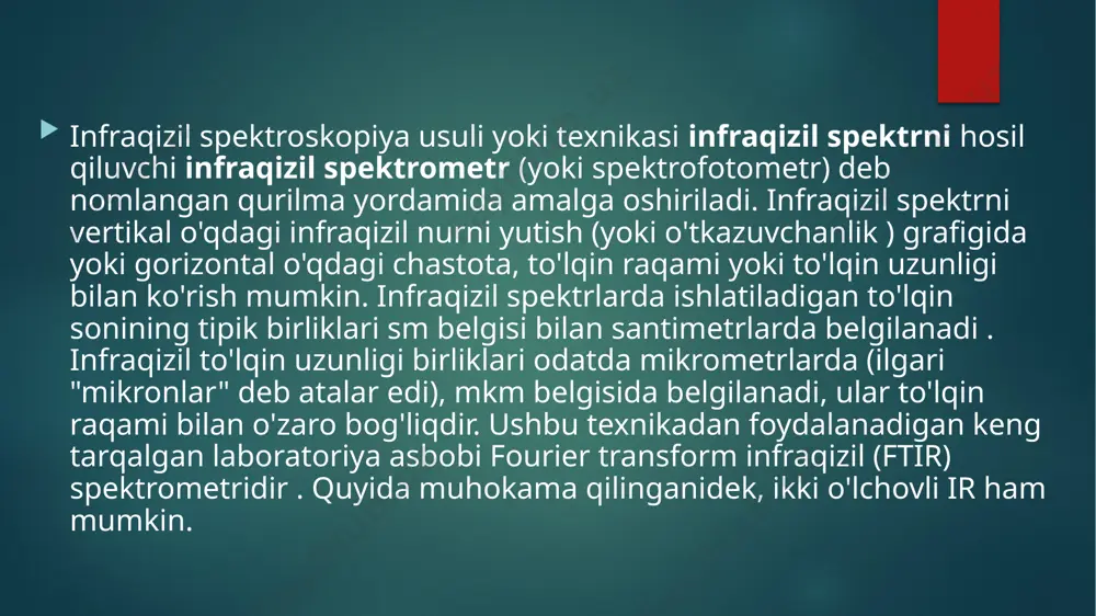 infraqizil (iq)-spektroskopiya - Page 4
