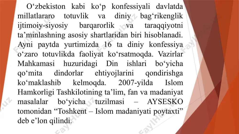 o’zbekistonda ma’naviy-madaniy taraqqiyot - Page 5