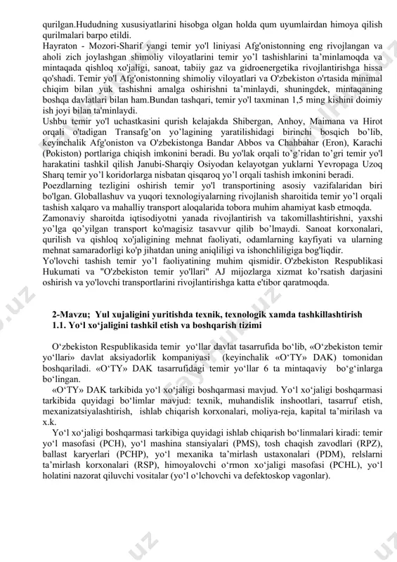 atta mehnat g’alabasiga har ikki tomonning yuksak mehnati, hamjihatligi tufayli muddatidan avval erishildi. 2017 yilda prezidentimiz shavkat mirziyoev xitoy xalq respublikasiga davlat tashrifi davomida xitoy ishbilarmon doiralari vakillari bilan uchrashdi. aynan ana shu anjumanda davlatimiz rahbari xitoyning “china railway tunnel group” kompaniyasiga angren – pop temir yo’lining qamchiq dovoni qurilishining muvaffaqiyatli amalga oshirilganligi uchun alohida minnatdorlik bildirdi. shuningdek, mazkur tashrif doirasida ko’plab sohalar, xususan, transport va kommunikasiya infratuzilmasini rivojlantirish borasida “o’zbekiston temir yo’llari” aksiyadorlik jamiyati bilan xxrning etakchi quruvchi kompaniyalari o’rtasida samarali kelishuvlarga erishildi. bugungi kunda ushbu temir yo’l orqali toshkent – andijon – toshkent yo’nalishida har kuni zamonaviy tezyurar yo’lovchi poezdlari aholiga xizmat ko’rsatmoqda. andijon – buxoro – andijon yo’nalishida haftasiga ikkita yo’lovchi poezdi, haftada bir marotaba andijon – urganch – andijon, andijon – moskva – andijon yo’nalishlarida yo’lovchi poezdlari qatnovi tashkil etildi. bundan tashqari, bir sutkada o’nlab yuk poezdi angren – pop elektrlashtirilgan temir yo’li orqali o’tib, yuklarni …