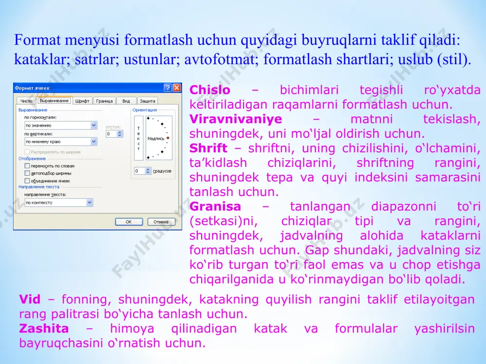 elektron jadvallarda ishlash - Page 5
