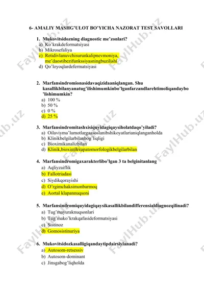 mukovitsidozning diagnostic me’zonlari — DOCX