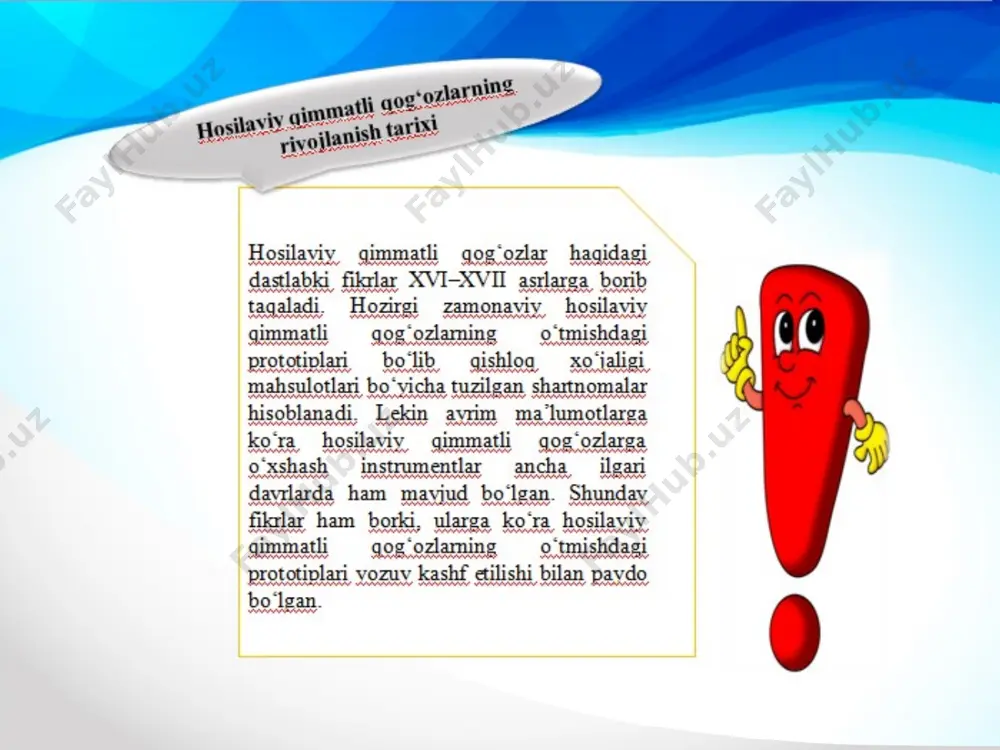 hosilaviy qimmatli qogʻozlar bozori - Page 5