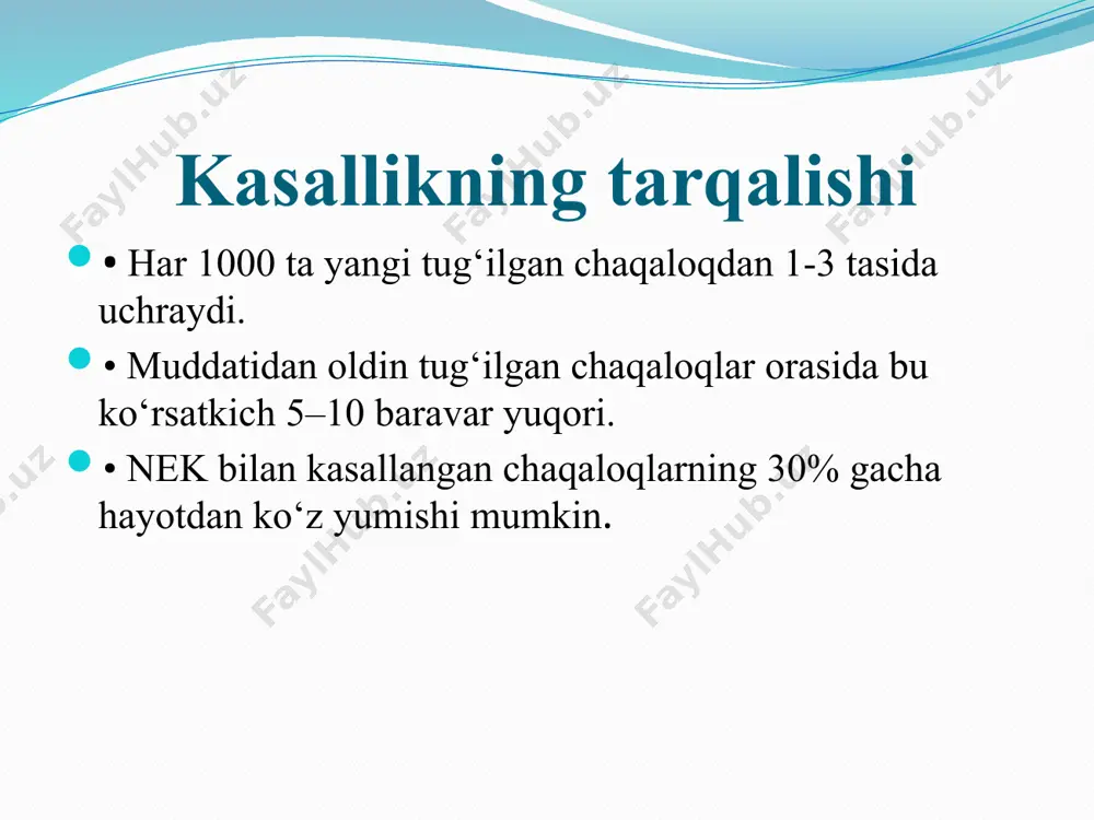 neonatologiya fanidan nekrotik enterokolit (nek) - Page 3