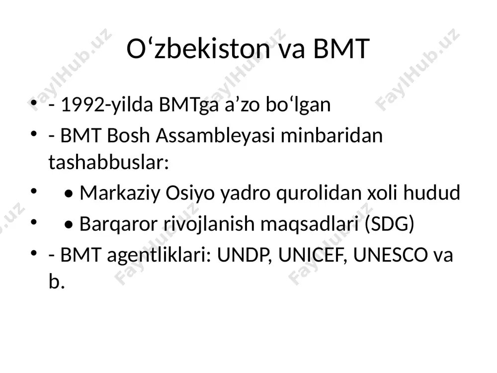 oʻzbekiston va xalqaro tashkilotlar - Page 3
