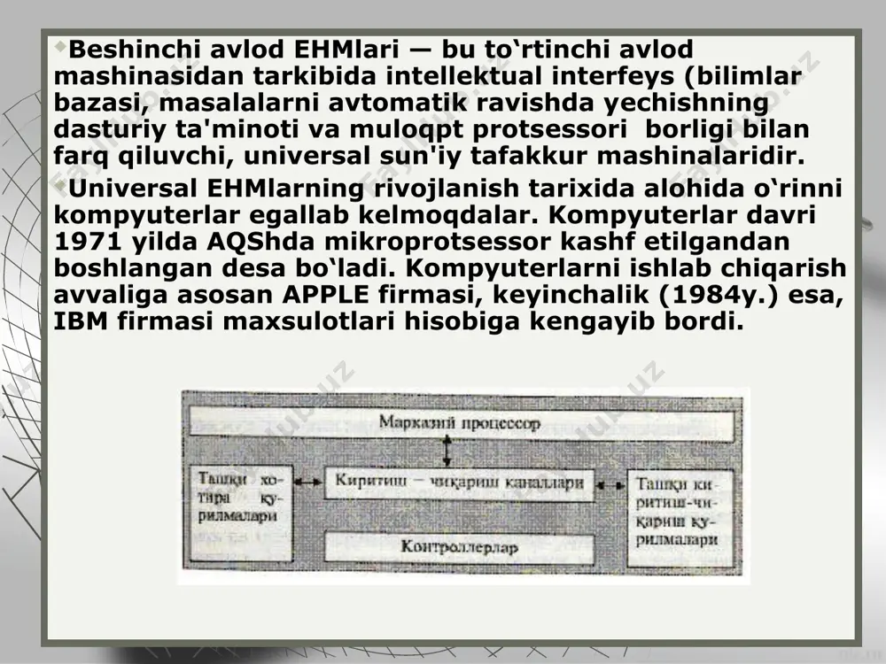ehm ning rivojlanish tarixi va uning avlodlari - Page 5