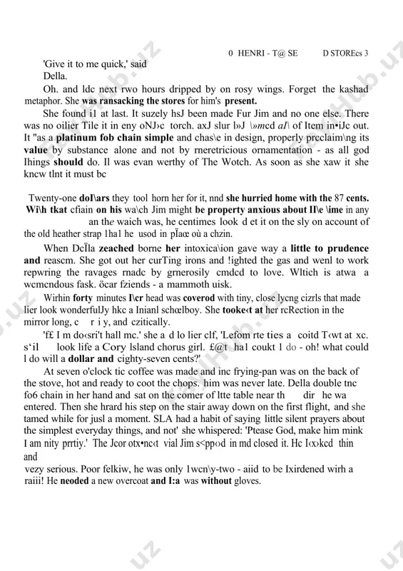 air to a finish as ever happened inside hoc rupes. on saturdays rltinegold's paper-box factory closed at 3 p.m. on one such afternoon anna and maggie walked homewazd together. a1 maggie's d‹or anna said. as usual: 'be ready at seven, sharp, mag; and jimmy and mc'i) corrx• by for you.' o henry • lir› mtected 9torjes 27 but what was rhis? instead of hoc custon\acy humble and grate fñl thanks from ‹he non-escorted one ii\cre was to be perceived a high-poised head, a pridefuj dimpling at banks, anna.' said k!aggie: ’but you and jimmy needn1 bother 1o-night. i've a qmax £ncf+d tfi8t'# comet 'round to ca io tj ñ ' the con‹ ilti him. h‹›w's my hair look done up this way. mag?' maggie laid a hand on tkc bosom of ker cheesecloth waist. 'gone to fight wirb dempsey!' she said breathlessly.'tt\cy'w got 1o be stopped. dempsey donovan cazt't figkt …
