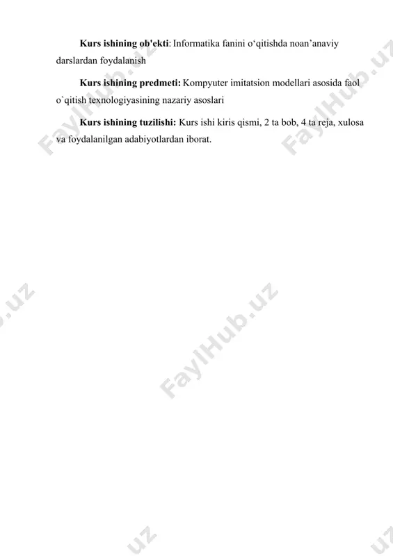 ganish va o'quv jarayonida sezilarli darajada mustaqillik namoyon etishga moyil bo'ladilar. ko'p holatlarda vujudga keladigan matematik muammoni tez va berilgan aniqlikda hal etish uchun professional matematikdan o'z kasbi bilan bir vaqtda ma`lum bir algoritmik til va dasturlashni bilishi talab qilinadi. shu maqsadda xx asrning 90-yillarida matematiklar uchun ancha qulayliklarga ega bo'lgan matematik sistemalar yaratilgan. bu maxsus sistemalar yordamida turli sonli va analitik matematik hisoblarni, oddiy arifmetik hisoblashlardan boshlab, to xususiy hosilali differensial tenglamalarni yechishdan tashqari, grafiklarni yasashni ham amalga oshirish mumkin. kompyuter texnologiyasida matnlar, tasvirlar, ovozlar, shakllar va shunga o'xshash boshqa ishlarni amalga oshirish imkoniyatlari maxsus dasturlash yordamida juda yengil va tezkorlik bilan hal etilmoqda. shuning uchun matematika, fizika, ximiya, biologiya va boshqa fanlarni o'qitishda kompyuter texnologiyasidan foydalanish ijobiy natijalarni olib kelmoqda. haqiqatdan o'qituvchi windows operatsion tizimi bilan ishlatiladigan word matn muharriri, power point, internet, excel va boshqa maxsus amaliy dasturlar, multimedia vositalari yordamida yengilgina o'z darsini kompyuter texnologiyasidan foydalanib …