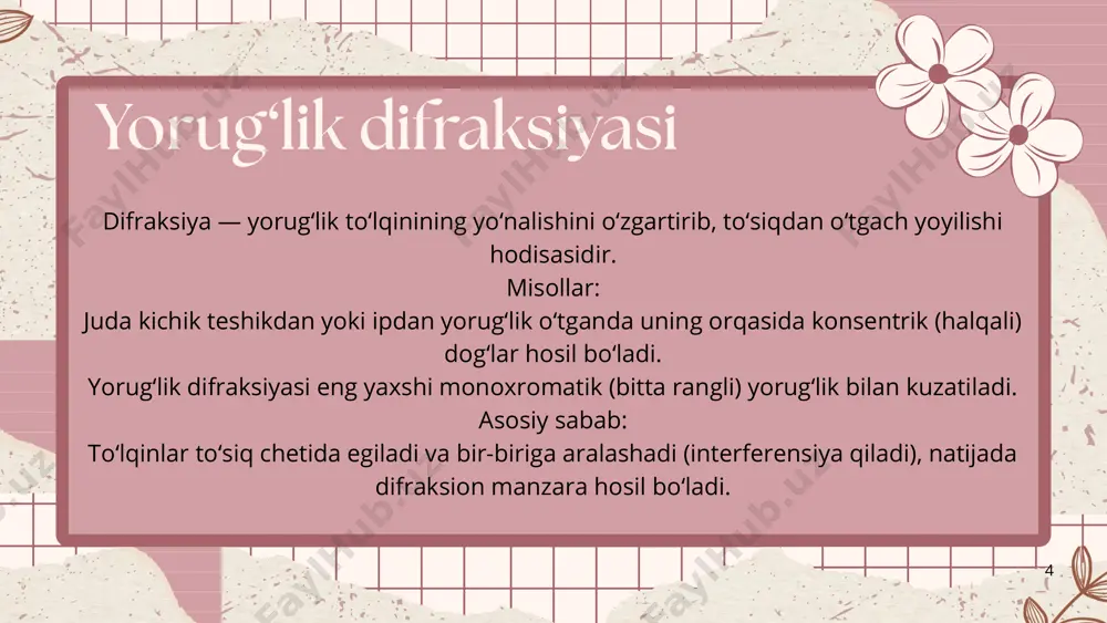 optika va yorug'lik xossalari - Page 4