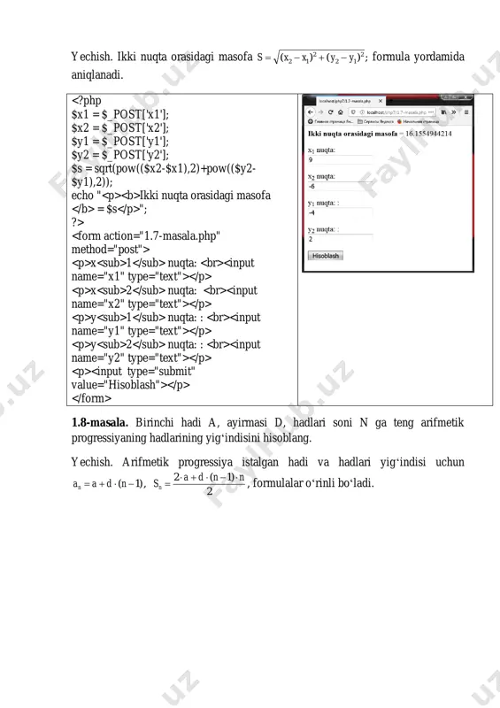 php da chiziqli algoritmlar - Page 5