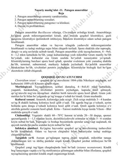 patogen anaeroblar — DOCX