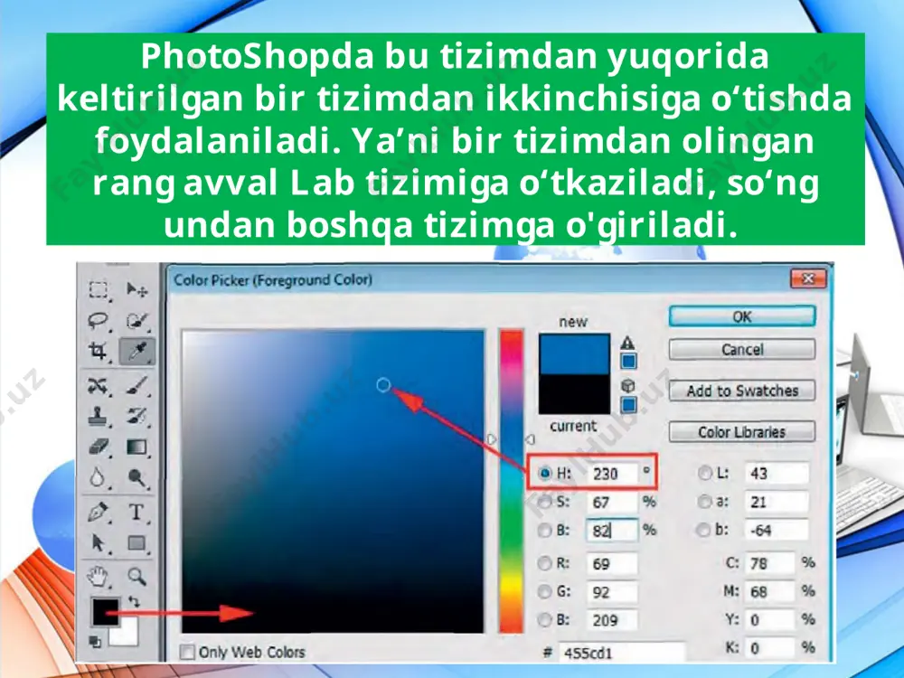 photoshopda ranglar bilan ishlash 11-sinf - Page 5