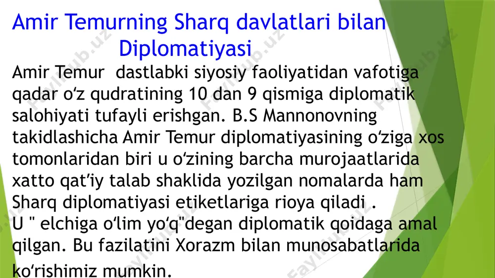 amir temur diplomatiyasi 2 - Page 5