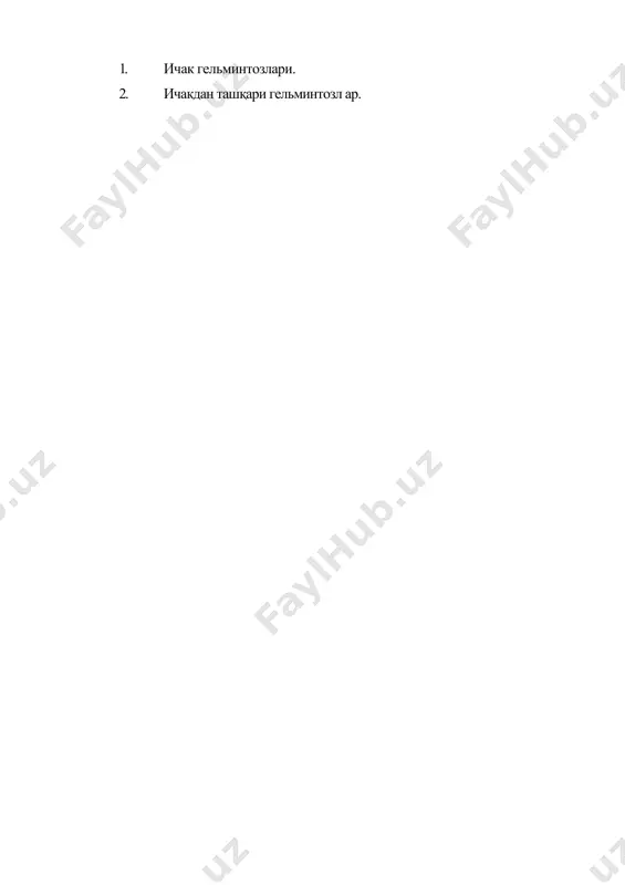 gijja kasalliklari (gelmintozlar) - Page 5