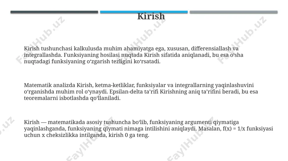 aqsadli o'quvchilari va murakkablik darajalari mavjud. kolleksiyada 1000 dan ortiq amaliy mashqlar, test namunalar va o'quv qo'llanmalari mavjud bo'lib, ular foydalanuvchilarga tushunchalarni mustahkamlash va matematik qobiliyatlarini oshirish imkonini beradi. e'tiboringiz uchun rahmat @slaydtayor_bot image2.jpeg