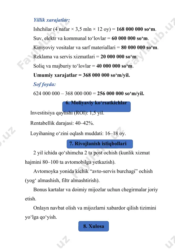avtomobillarni yuvish xizmati (avtomoyka). - Page 3